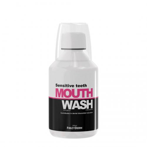 Frezyderm Sensitive Teeth Mouthwash Στοματικό Διάλυμα για τα Ευαίσθητα Δόντια, 250ml